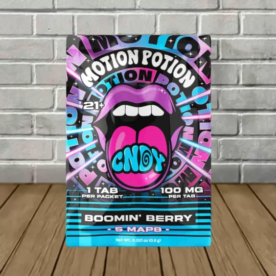 Motion Potion 5-MAPB CNDY Tablets 100mg-Boomin Berry -- 1ct Single Pack