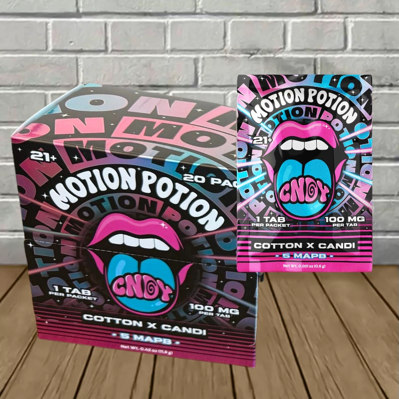Motion Potion 5-MAPB CNDY Tablets 100mg-Cotton X Candi -- 1ct x 20 = 20 Tablets BULK CASE