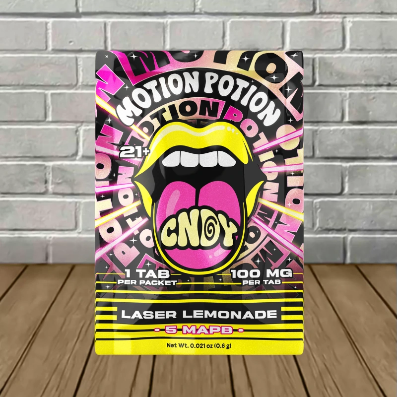 Motion Potion 5-MAPB CNDY Tablets 100mg-Laser Lemonade -- 1ct Single Pack