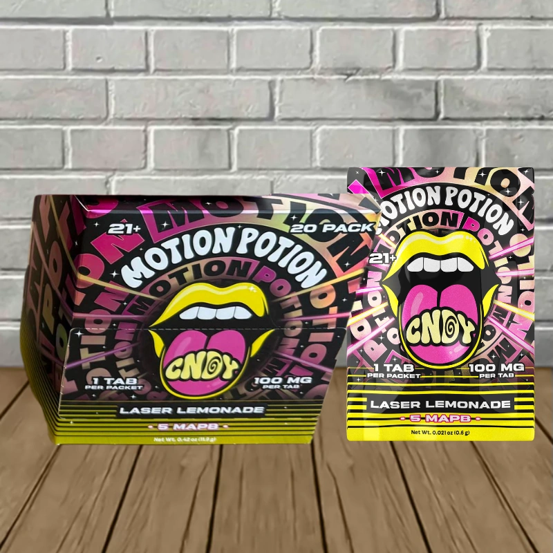 Motion Potion 5-MAPB CNDY Tablets 100mg-Laser Lemonade -- 1ct x 20 = 20 Tablets BULK CASE