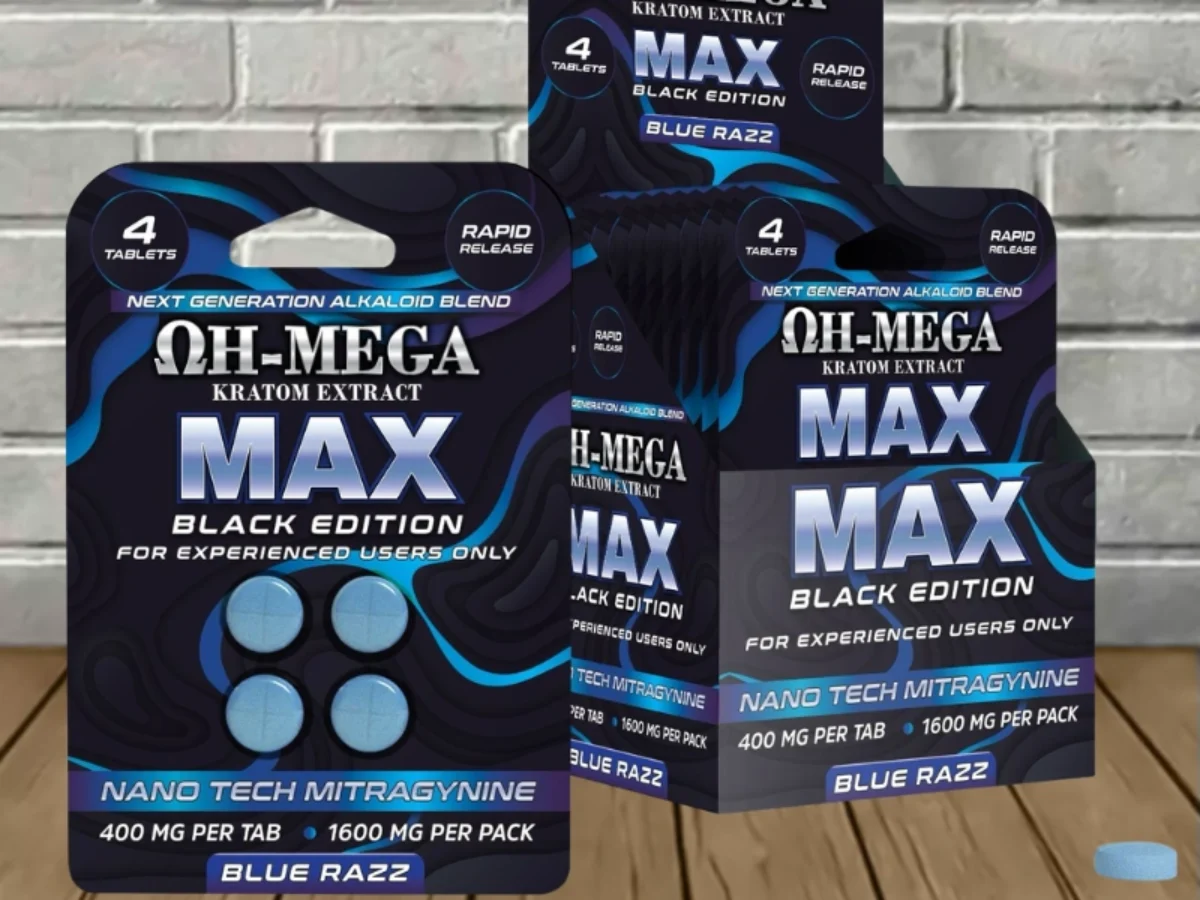 OH-MEGA MAX-NANO-MIT Kratom Extract Tablets 1600mg - Great CBD Shop
