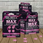 OH-MEGA MAX-NANO-MIT Kratom Extract Tablets 1600mg-Strawberry -- 4ct x 10 = 40 Tablets BULK CASE