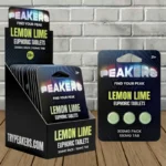 Peakers Euphoric Blend Tablets 300mg-Lemon Lime -- 3ct x 10 = 30 Tablets BULK CASE