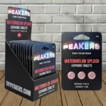 Peakers Euphoric Blend Tablets 300mg-Watermelon Splash -- 3ct x 10 = 30 Tablets BULK CASE