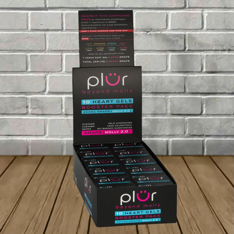 Plur 5-MAPB Beyond Molly Booster Pack 10ct-10ct x 10 = 100 Capsules BULK CASE
