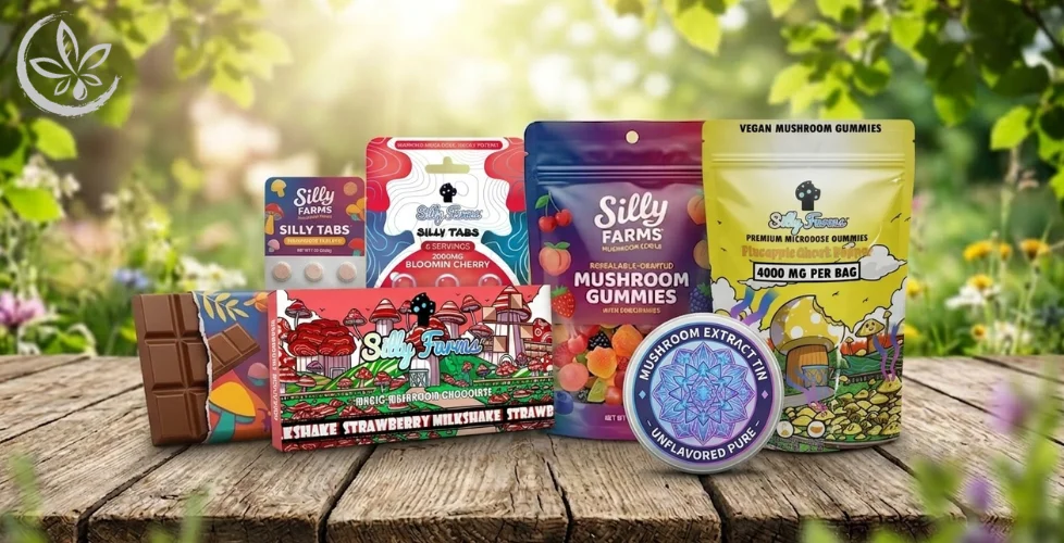 Silly Farms Mushroom Chocolate, Gummies and Tablets Review