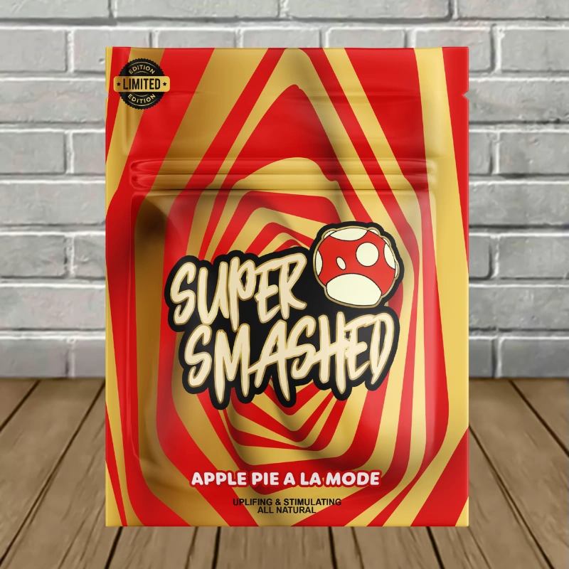 Super Smashed Mushroom Chocolate Bar 4g-Apple Pie A LA Mode