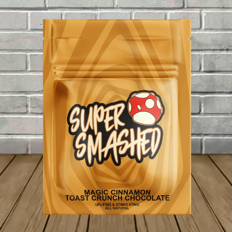 Super Smashed Mushroom Chocolate Bar 4g-Toast Crunch Chocolate