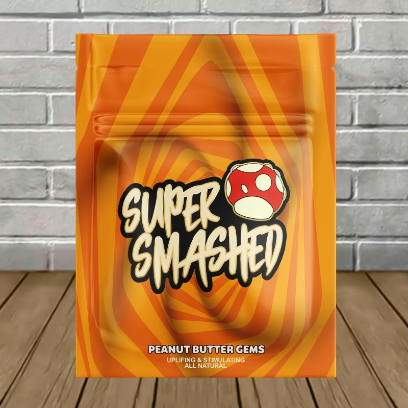 Super Smashed Mushroom Chocolate Gems 5g-Peanut Butter