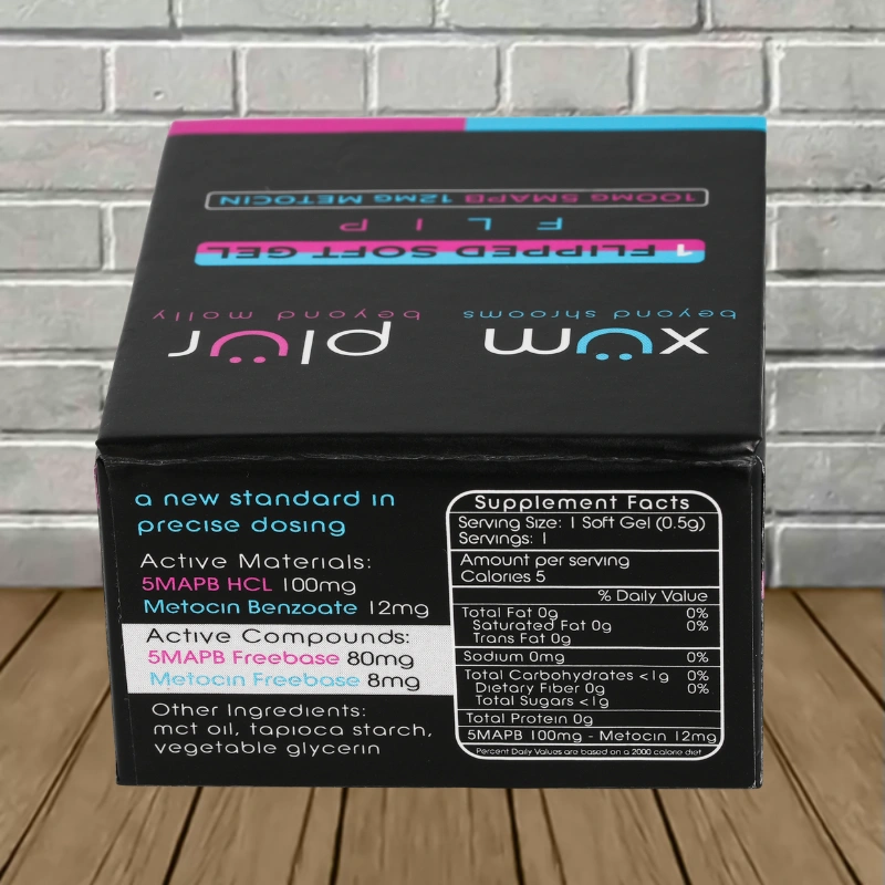 Xum Plur Flip Beyond Molly + Beyond Shrooms 1ct Soft Gel-supplement facts