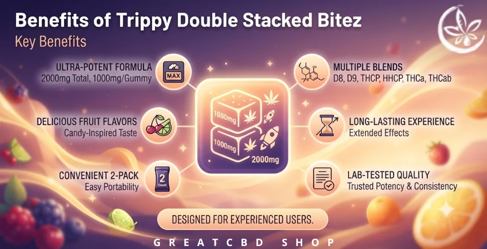 Benefits of Trippy Double Stacked Bitez