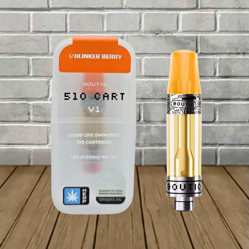 Boutiq 510 Switch Glow V1 Cartridge-Blinker Berry -- Indica -- CARTRIDGE
