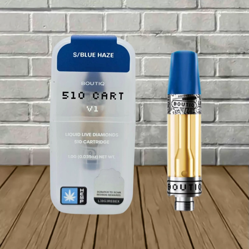 Boutiq 510 Switch Glow V1 Cartridge-Blue Haze -- Sativa -- CARTRIDGE