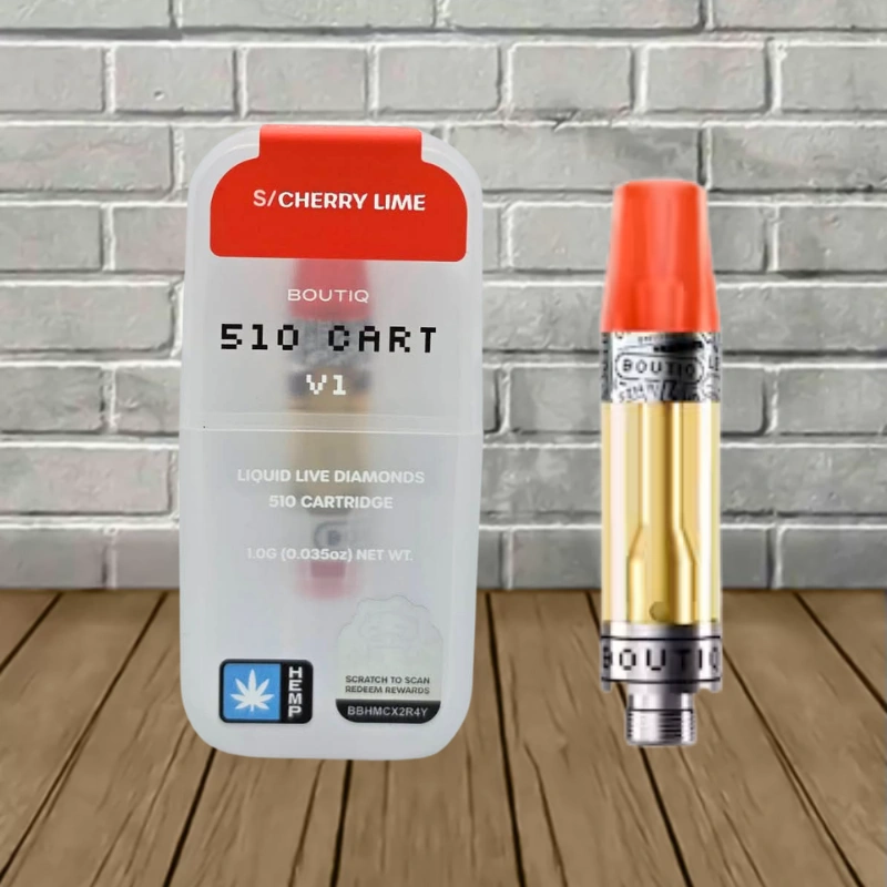 Boutiq 510 Switch Glow V1 Cartridge-Cherry Lime -- Sativa -- CARTRIDGE