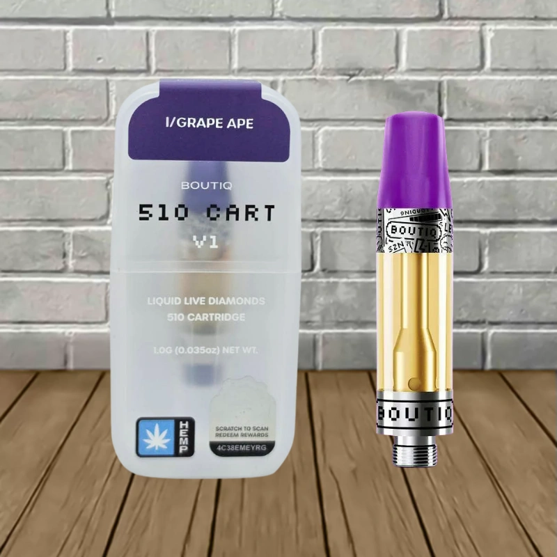 Boutiq 510 Switch Glow V1 Cartridge-Grape Ape -- Indica -- CARTRIDGE