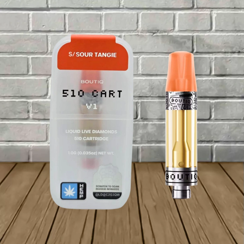 Boutiq 510 Switch Glow V1 Cartridge-Sour Tangie -- Sativa -- CARTRIDGE