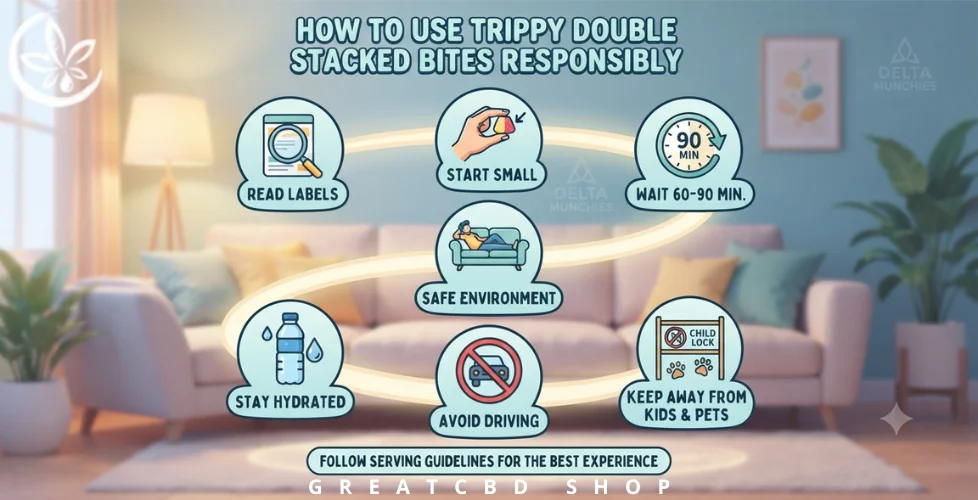 How to Use Trippy Double Stacked Bites Responsibly