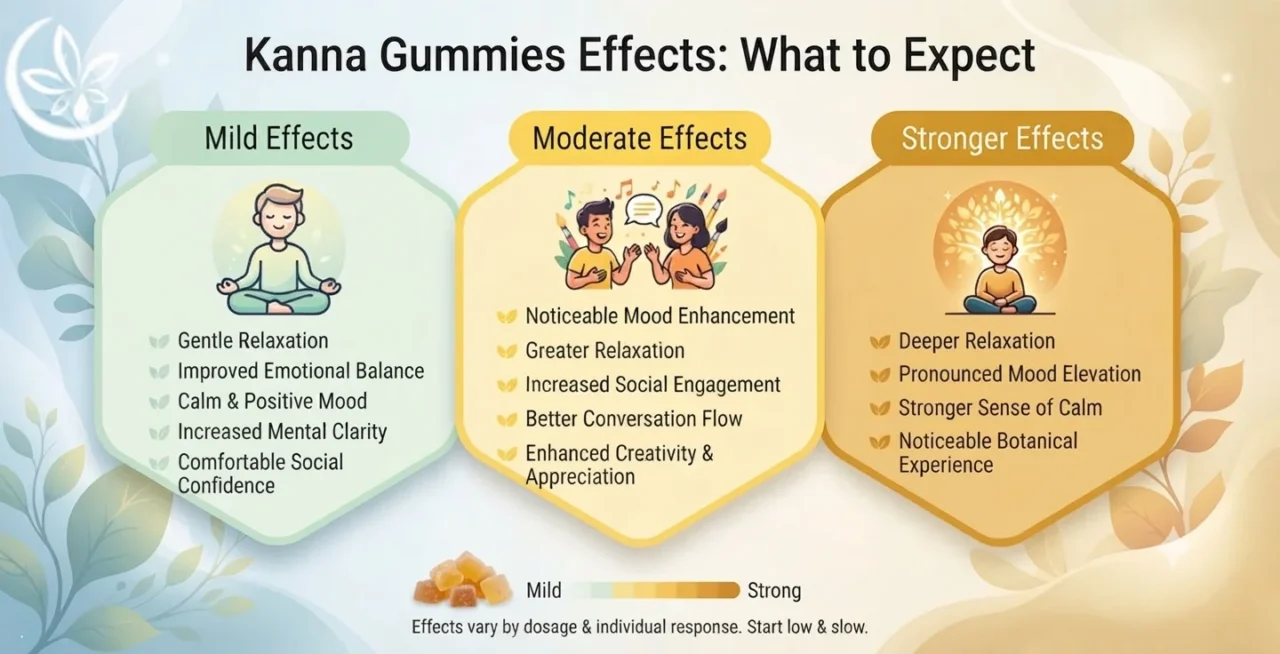 Kanna Gummies Effects: What to Expect