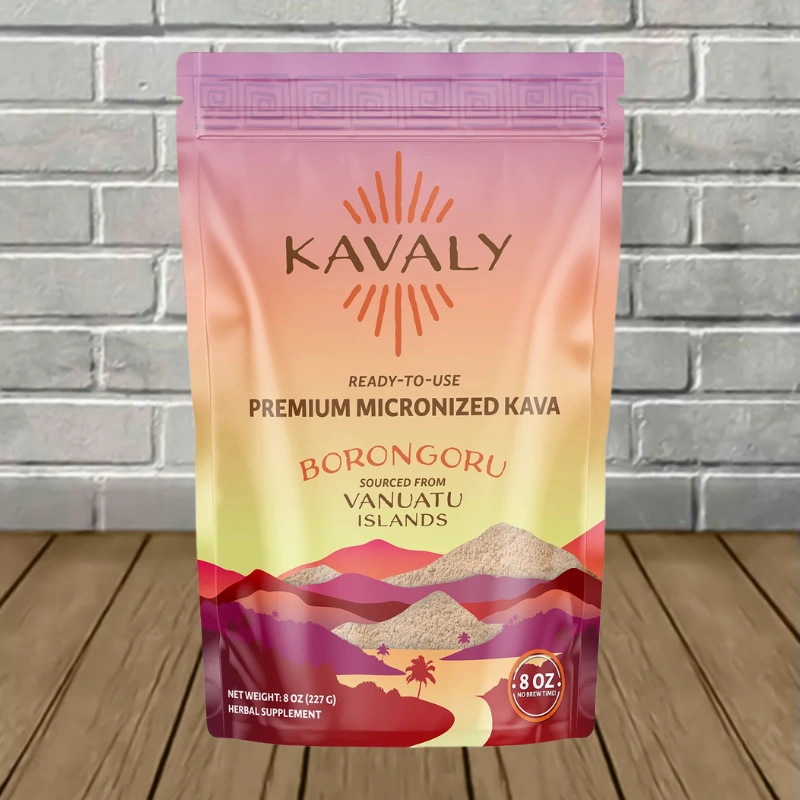 Kavaly Premium Borongoru Kava Powder-8oz Single Bag