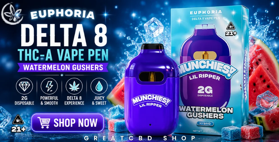 Munchies Lil Ripper D8 Euphoria Blend Disposable 2g