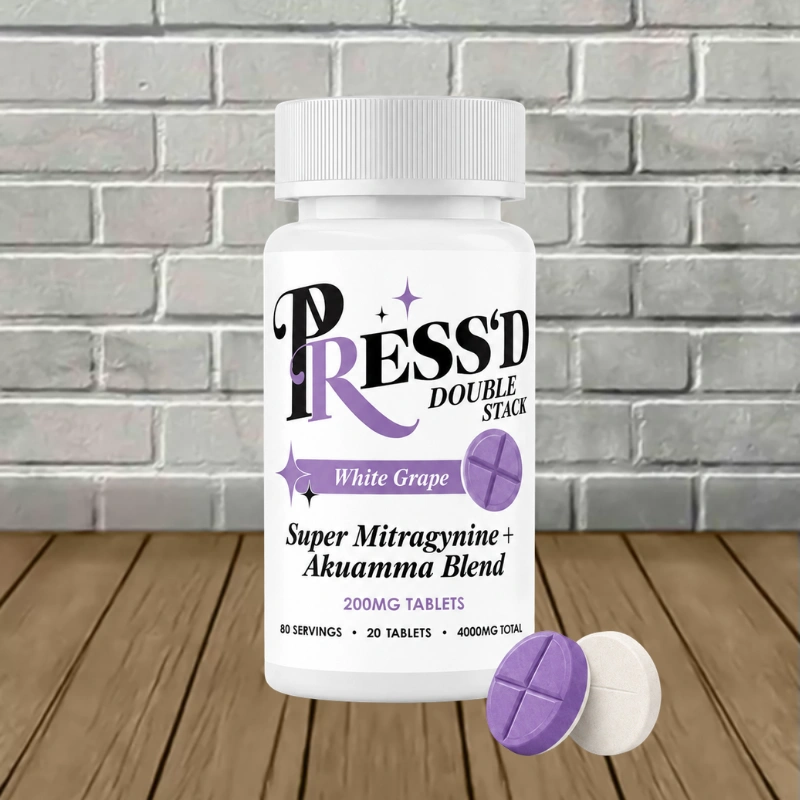 Press’d Double Stack Super MIT + Akuamma Blend Tablets 4000mg