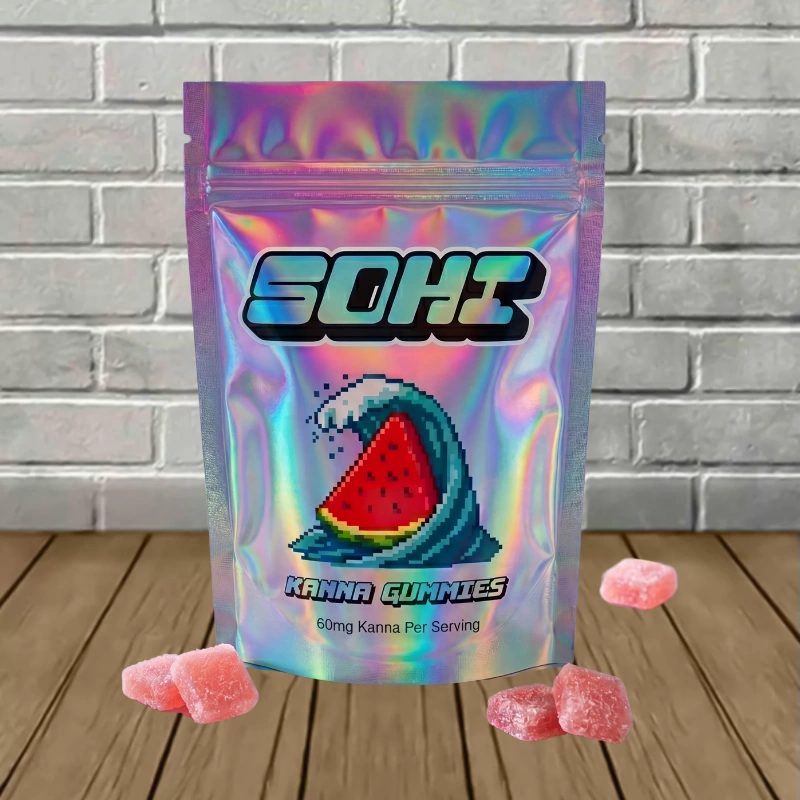SOHI Kanna Social Gummies 720mg - Watermelon -- 12ct Pack