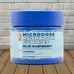 SporesMD Microdose Mushroom Gummies 10000mg-Blue Raspberry -- 20ct Jar
