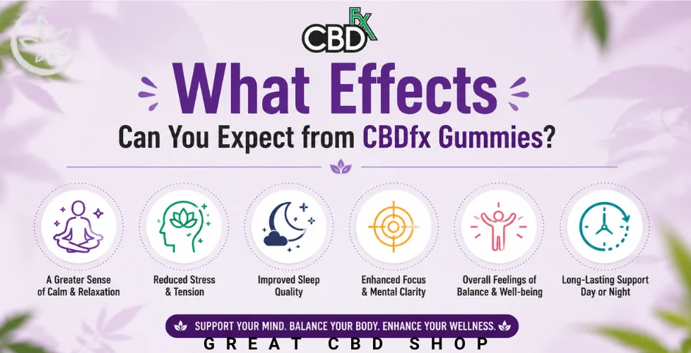 What Effects Can You Expect from CBDfx Gummies