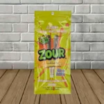 Zour Stash THCa Diamond Infused Prerolls 3g-Citrus Sunburst -- Sativa -- 2ct Pack