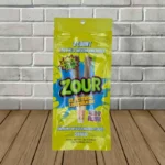 Zour Stash THCa Diamond Infused Prerolls 3g-Electric Lemonade -- Sativa -- 2ct Pack