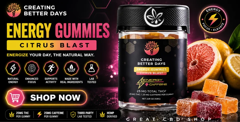 Creating Better Days THCV Gummies 375mg