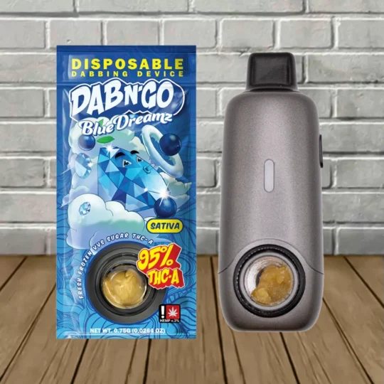 DAB N' GO Dabbing Disposable 7.5g - Blue Dreamz -- Sativa -- DISPOSABLE