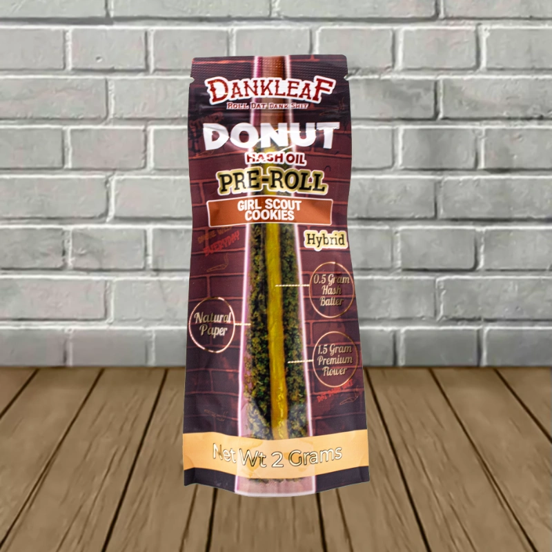 Dankleaf Donut Hash Oil Prerolls 2g-Girl Scout Cookies -- Hybrid