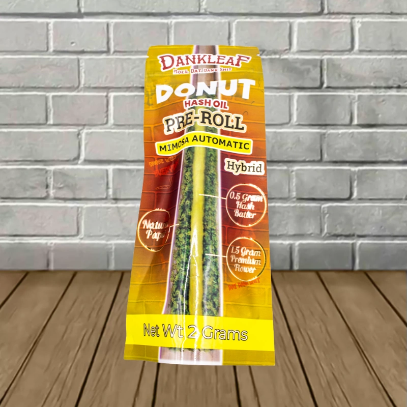 Dankleaf Donut Hash Oil Prerolls 2g-Mimosa Automatic -- Hybrid