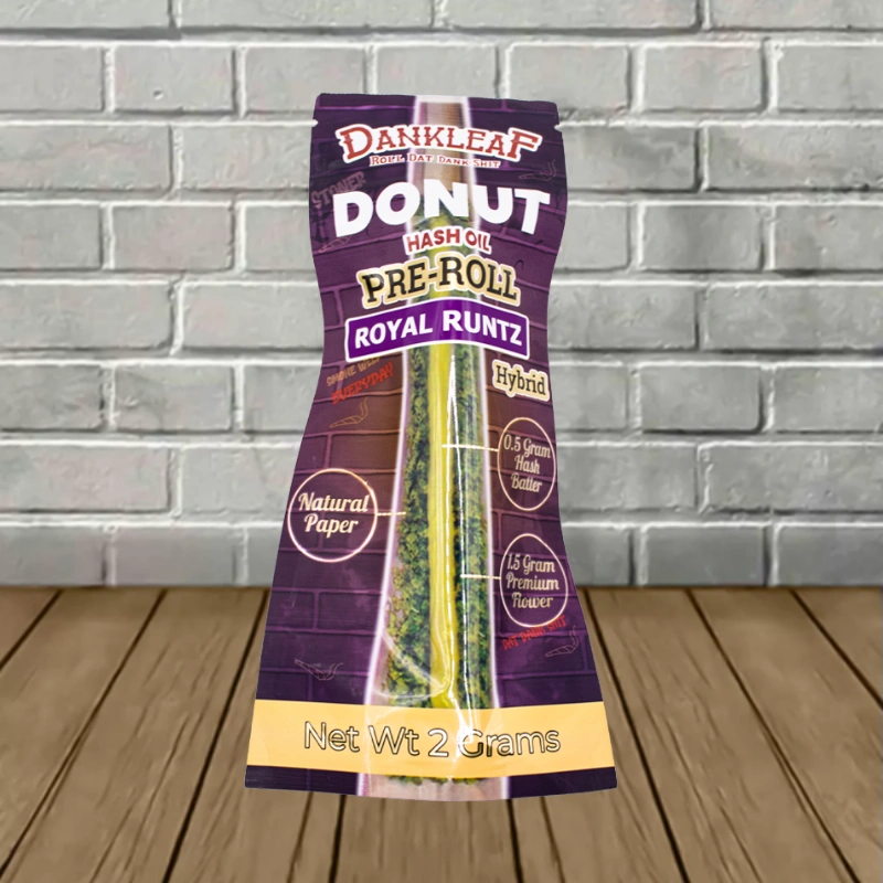 Dankleaf Donut Hash Oil Prerolls 2g-Royal Runtz -- Hybrid