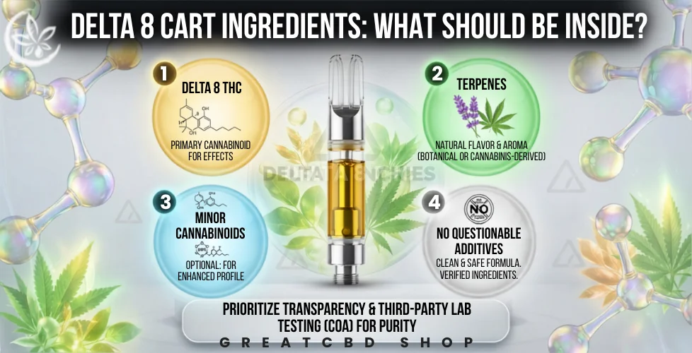 Delta 8 Cart Ingredients What Should Be Inside