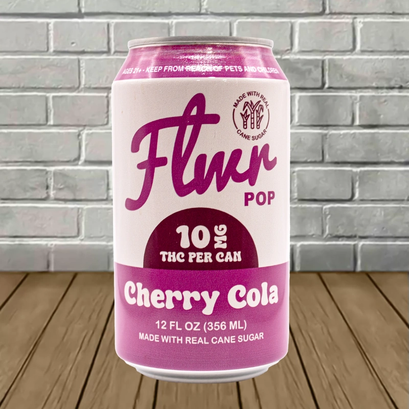 FLWR POP Delta-9 Soda 10mg-Cherry Cola