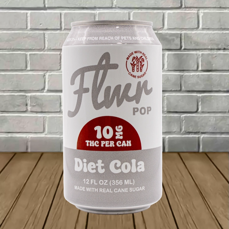 FLWR POP Delta-9 Soda 10mg-Diet Cola