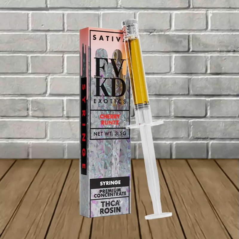 FVKD THCa Live Rosin Syringe-Cherry Runtz -- Sativa -- Syringe