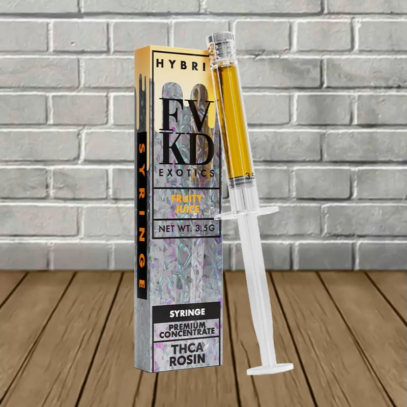 FVKD THCa Live Rosin Syringe-Fruity Juice -- Hybrid -- Syringe