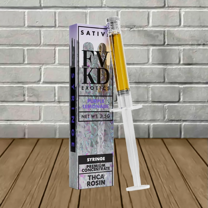 FVKD THCa Live Rosin Syringe-Purple Lemonade -- Sativa -- Syringe