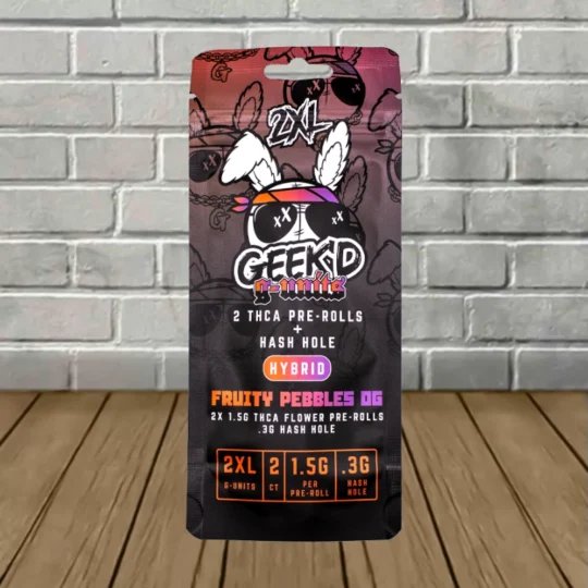 Geek'd 2XL THCa G-UNIT Hash Hole-Fruity Pebbles OG -- Hybrid