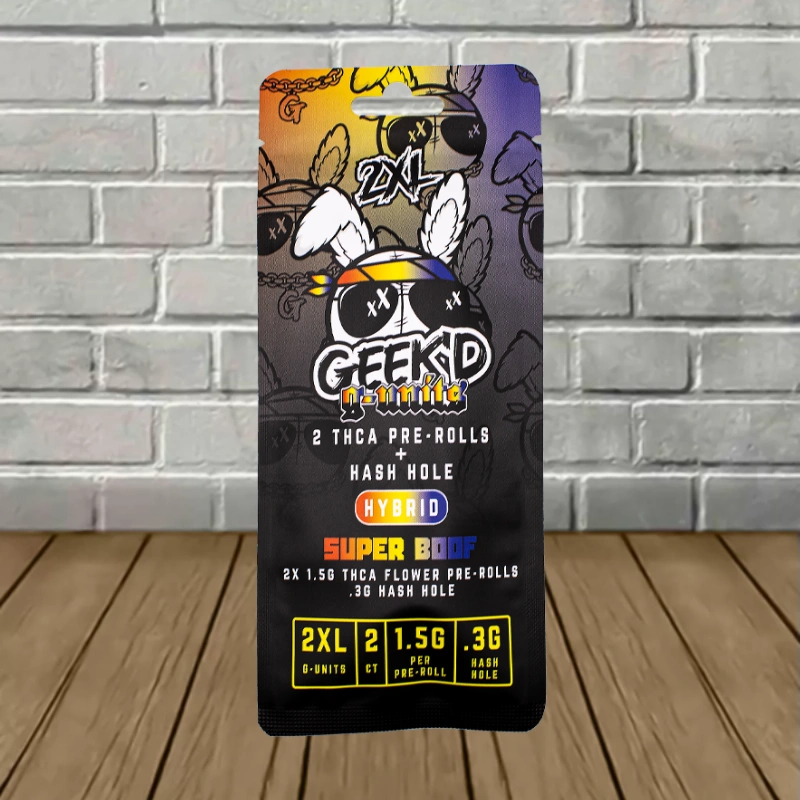 Geek'd 2XL THCa G-UNIT Hash Hole-Super Boof -- Hybrid