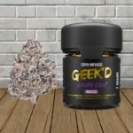 Geek'd Cyro Infused THCp Flower 7g-Grape Cake -- Indica