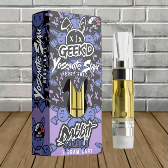 Geek'd Dabbit THCp Carts 0.5g-Yosemite Slam Berry Rntz -- Hybrid -- CARTRIDGE