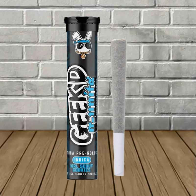 Geek'd G-Units THCa Preroll 1g-Girl Scout Cookies -- Indica