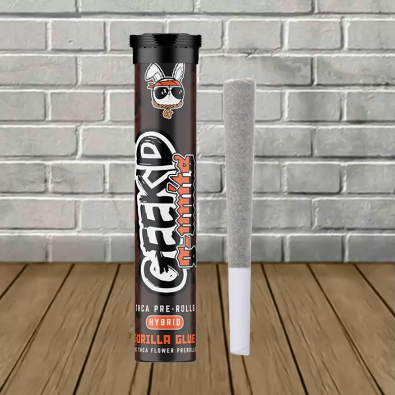 Geek'd G-Units THCa Preroll 1g-Gorilla Glue -- Hybrid