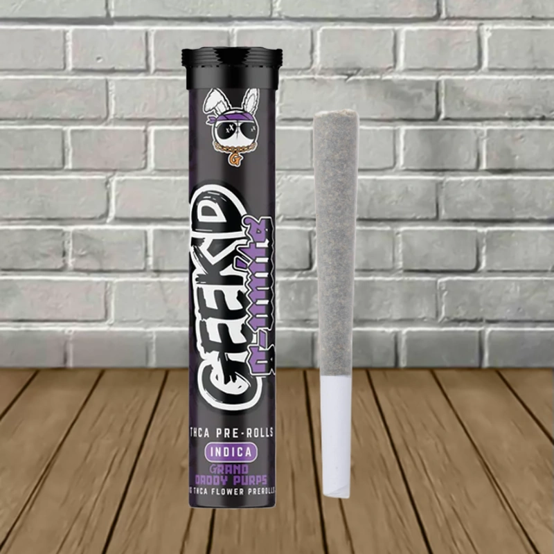Geek'd G-Units THCa Preroll 1g-Grand Daddy Purps -- Indica