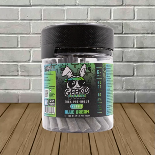 Geek'd G-Units THCa Preroll 40ct-Blue Dream -- Hybrid