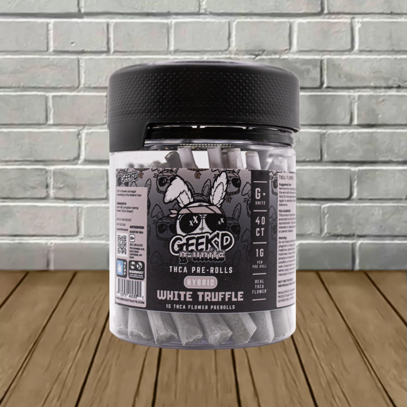 Geek'd G-Units THCa Preroll 40ct-White Truffle -- Hybrid